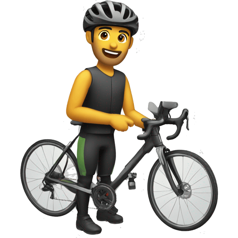 cyclist selling parts emoji