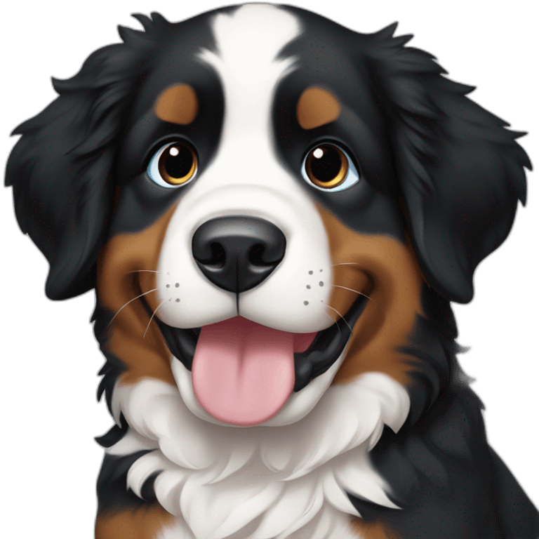 Bernese Mountain Dog Puppy Boy emoji