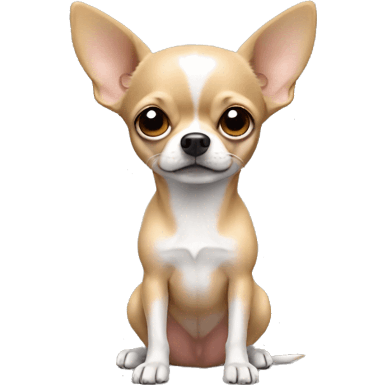 Chihuahua of poor color, boy emoji