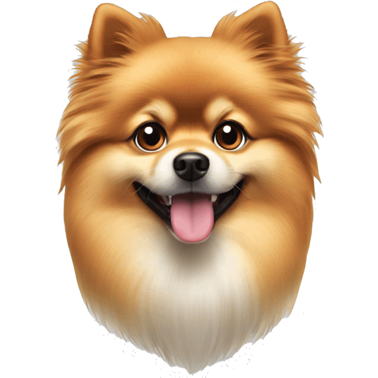 Dog spitz Pomeranian  emoji