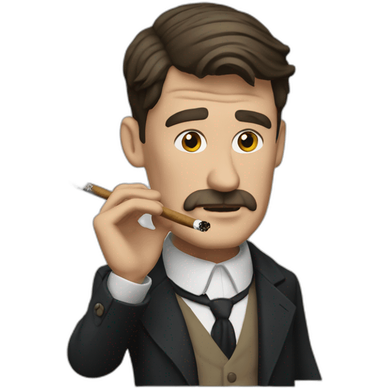 Tom Shelby smoking  emoji