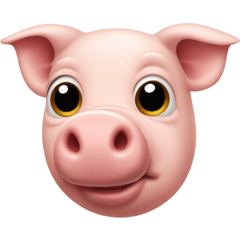 pig face emoji