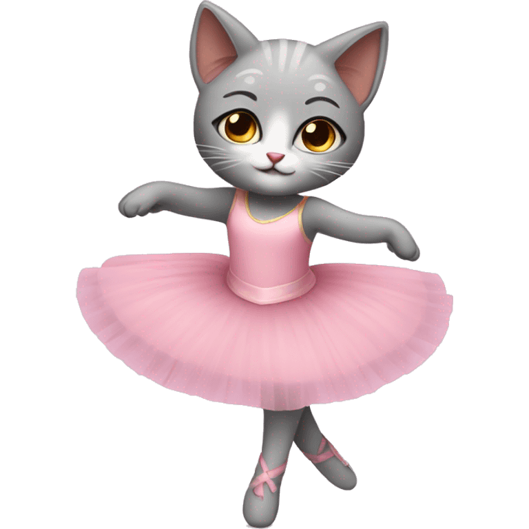 Ballerina cat emoji