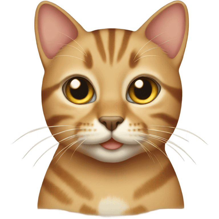 Tan tabby cat emoji