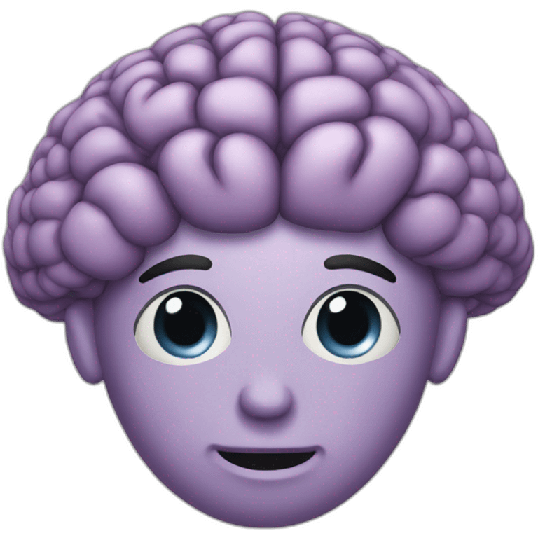 big brain emoji