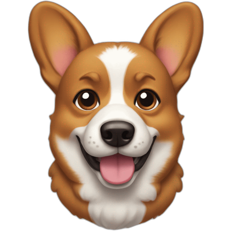 poop corgi emoji