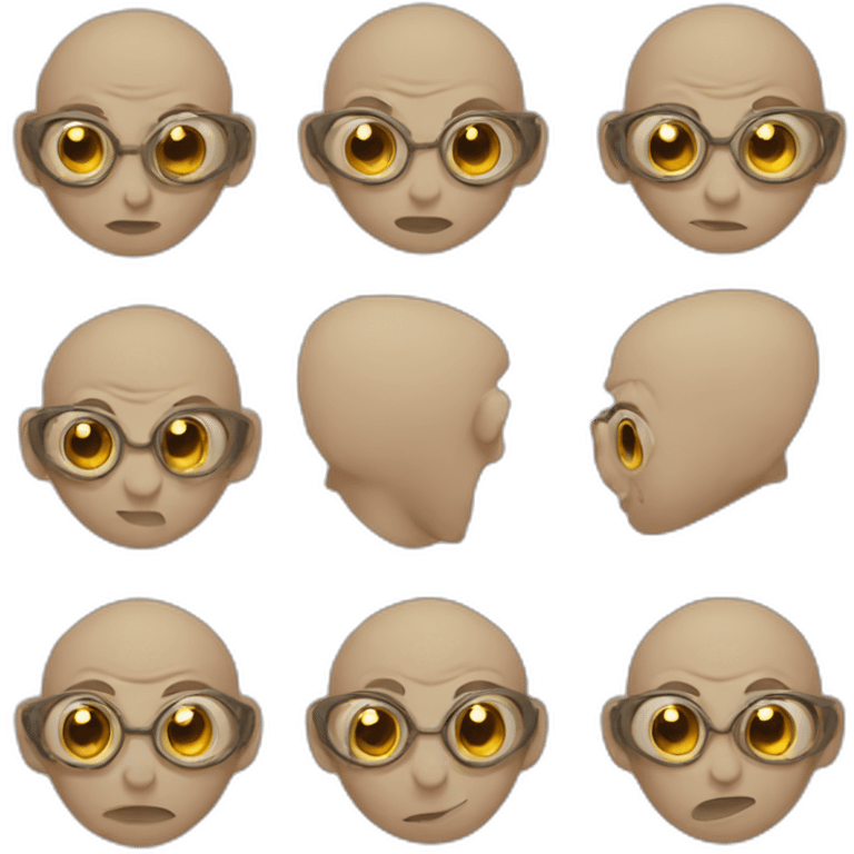 monk with a third eye three eyes three emoji