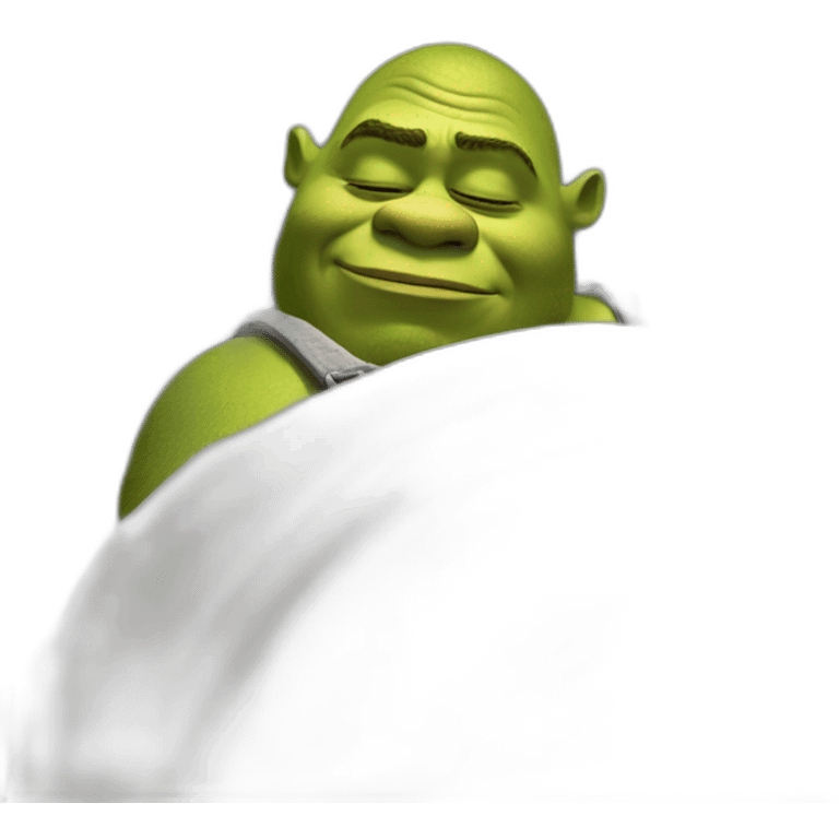 shrek sleeping emoji