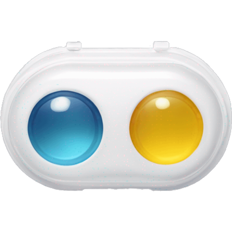 closed screw-top contact lens case emoji