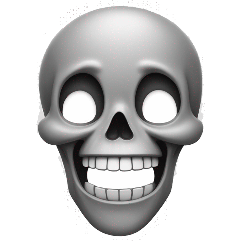 skull laughing emoji