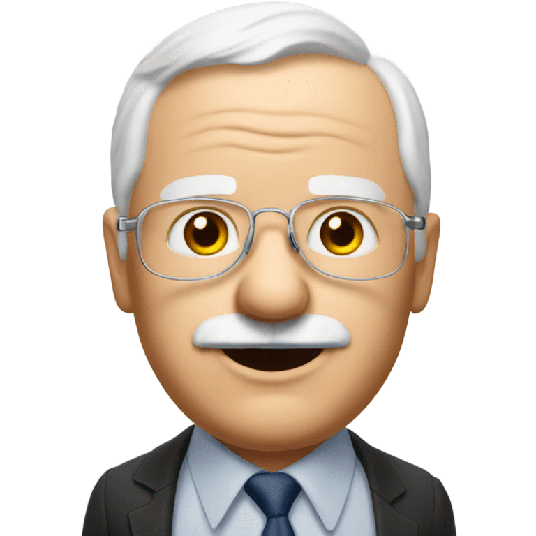 Václav Klaus holdin pen emoji