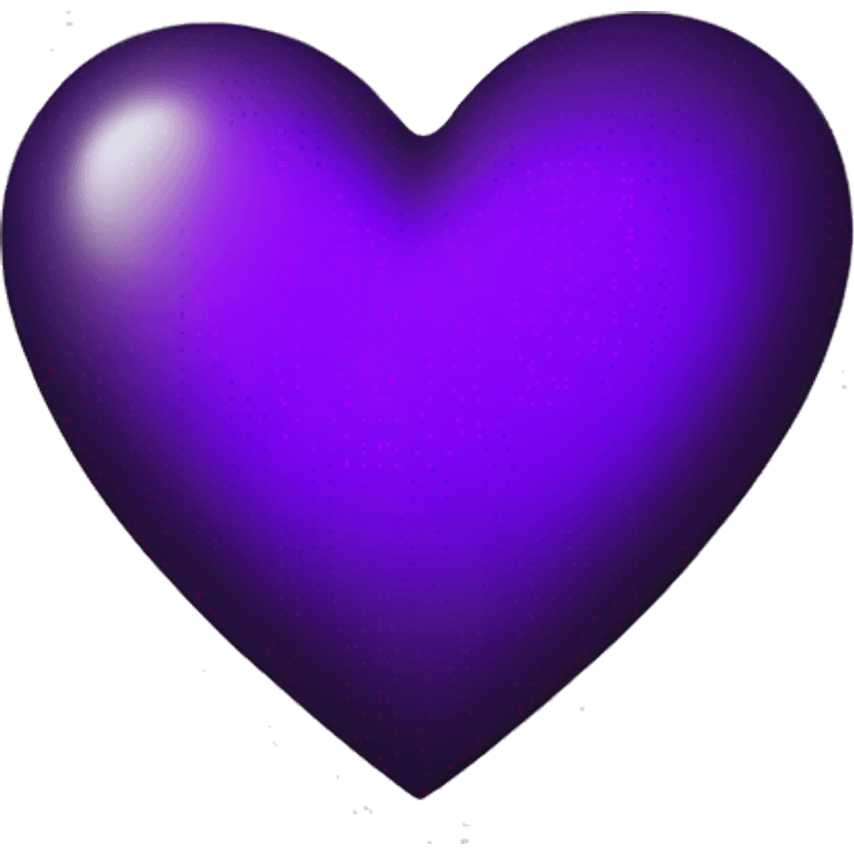 Black heart half purple heart emoji