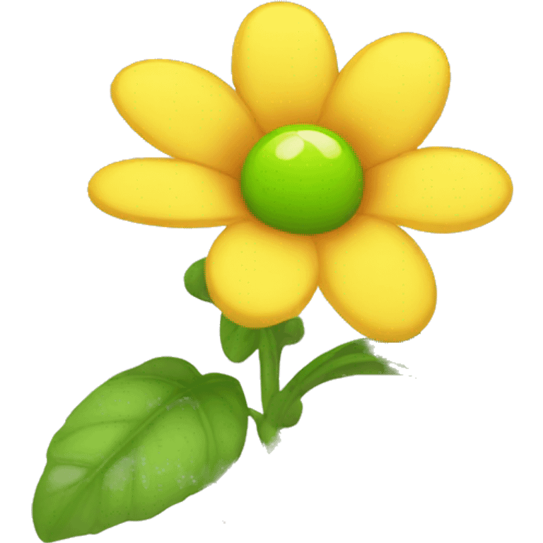 Tangled Sun Drop Flower emoji