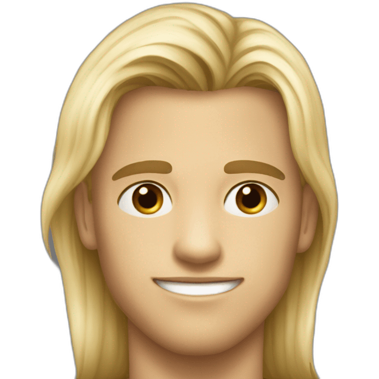 handsome-young-man, light-colored, big-eyes, medium-straight-hairs emoji