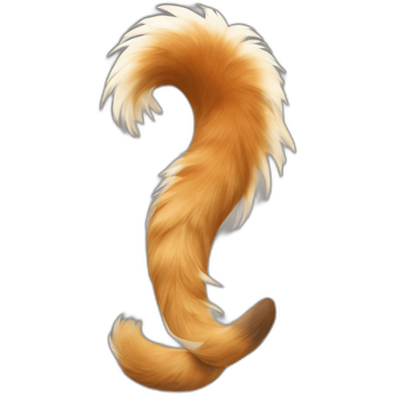 Just an animal's tail emoji