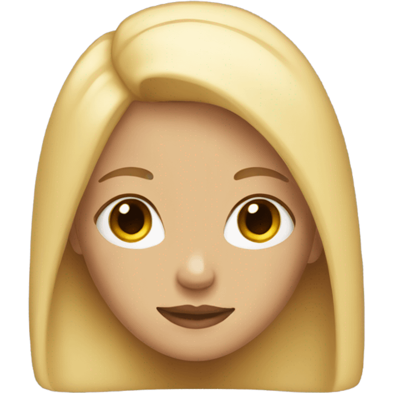 Blonde girl  emoji