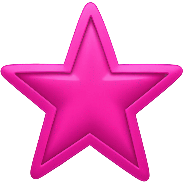 Pink star frame  emoji