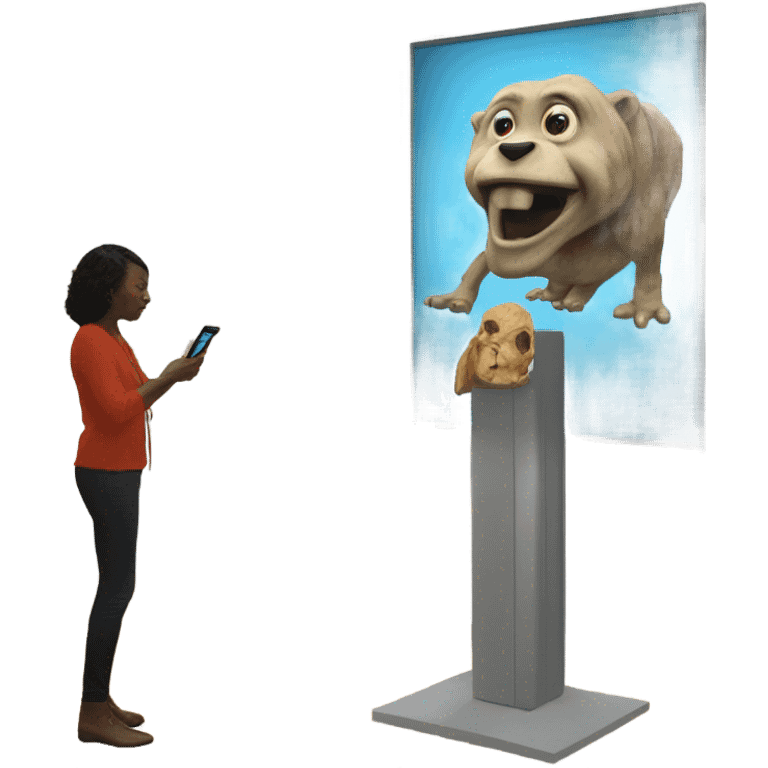 augmented reality museum emoji