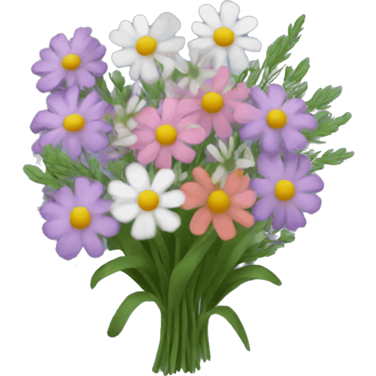 Wildflower bouquet emoji