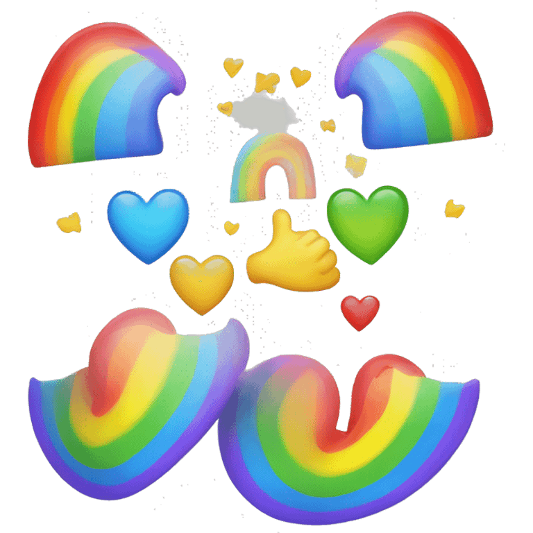 regenbogen herz emoji