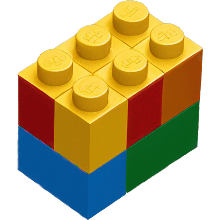 Lego bricks emoji