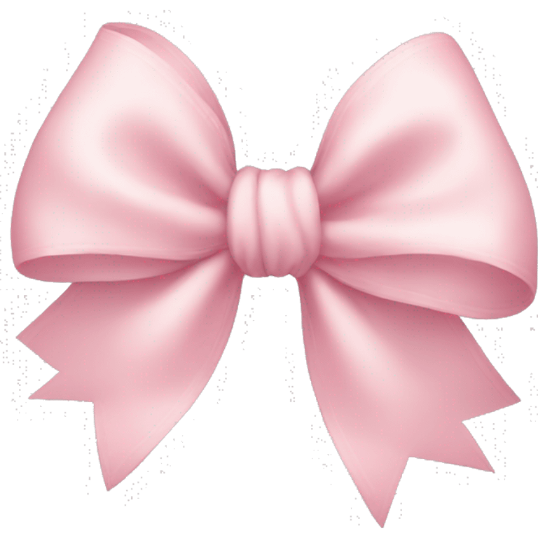 Light pink bow emoji