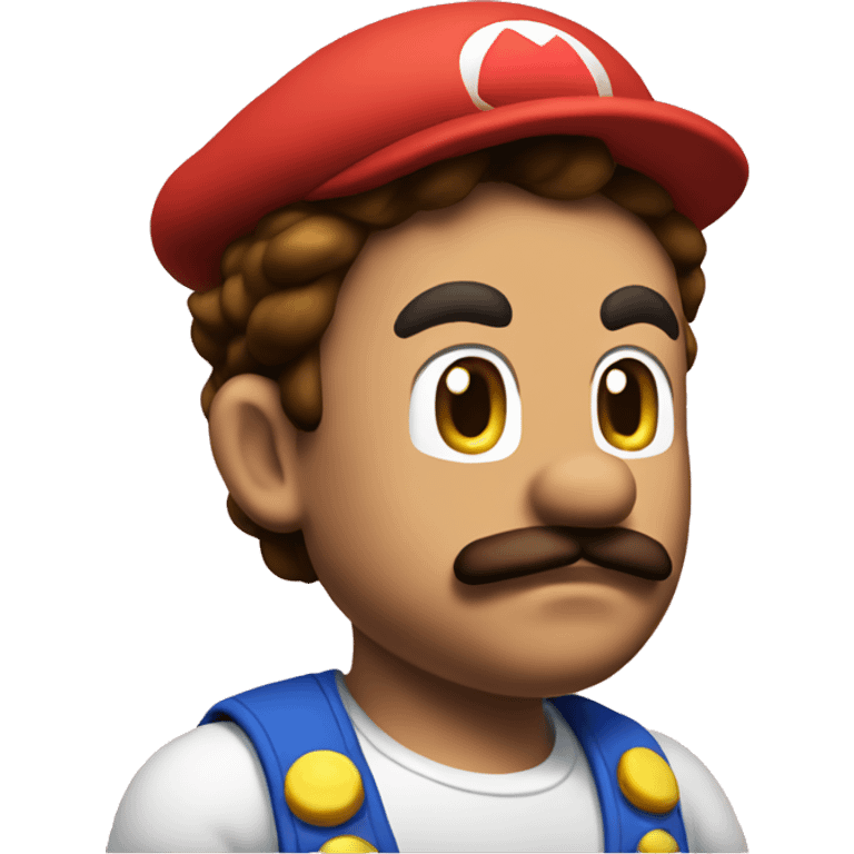 Mario is pregnant emoji