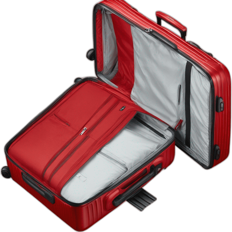 Essential Cabin luggage Red rimowa emoji