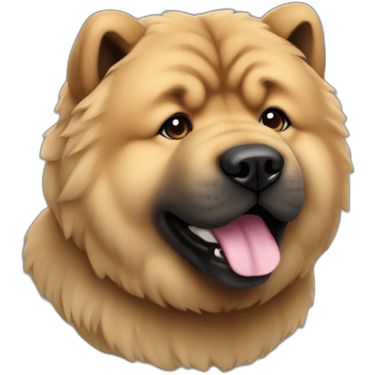 Chow chow black emoji