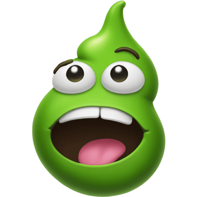 Green poop emoji emoji