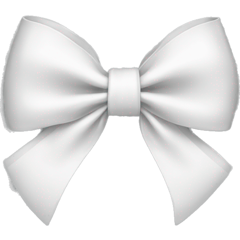 white bow emoji