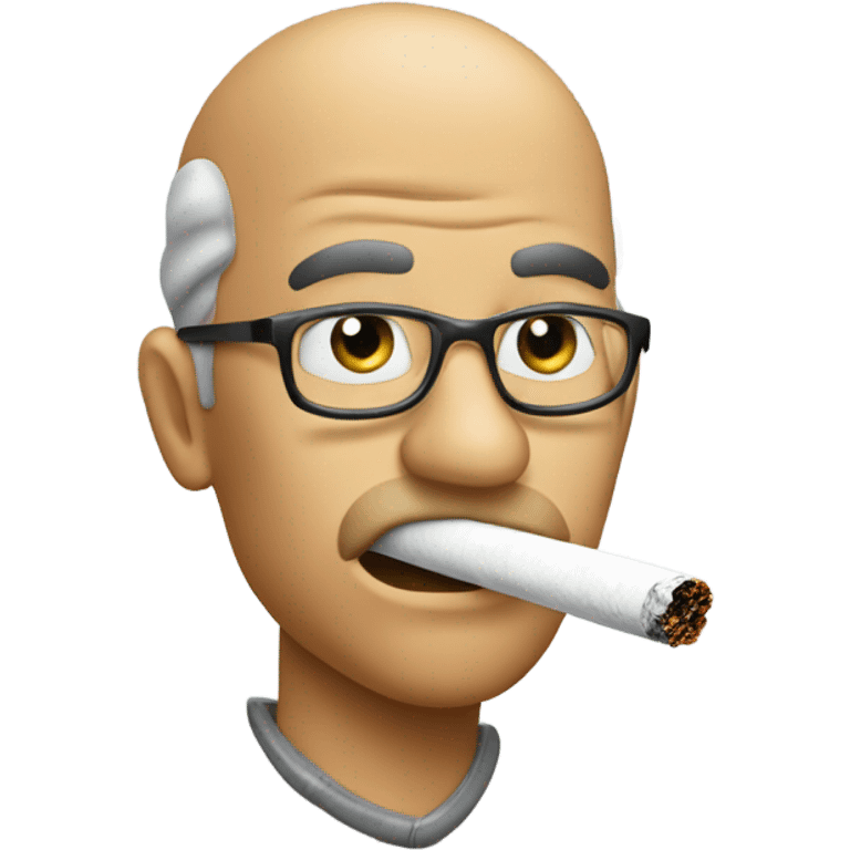 Doohickey smoking cigarette  emoji