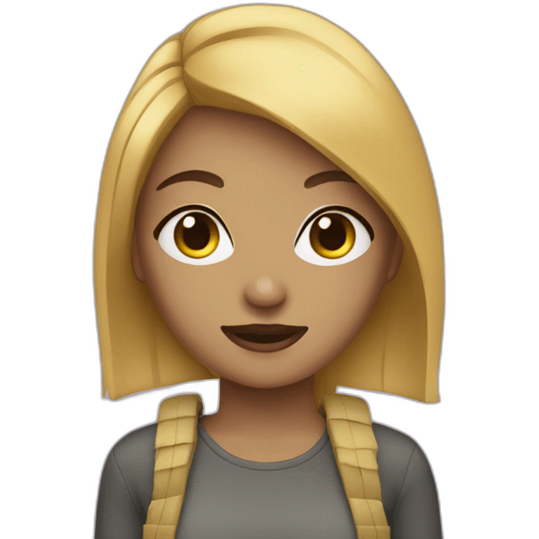 scene style girl emoji