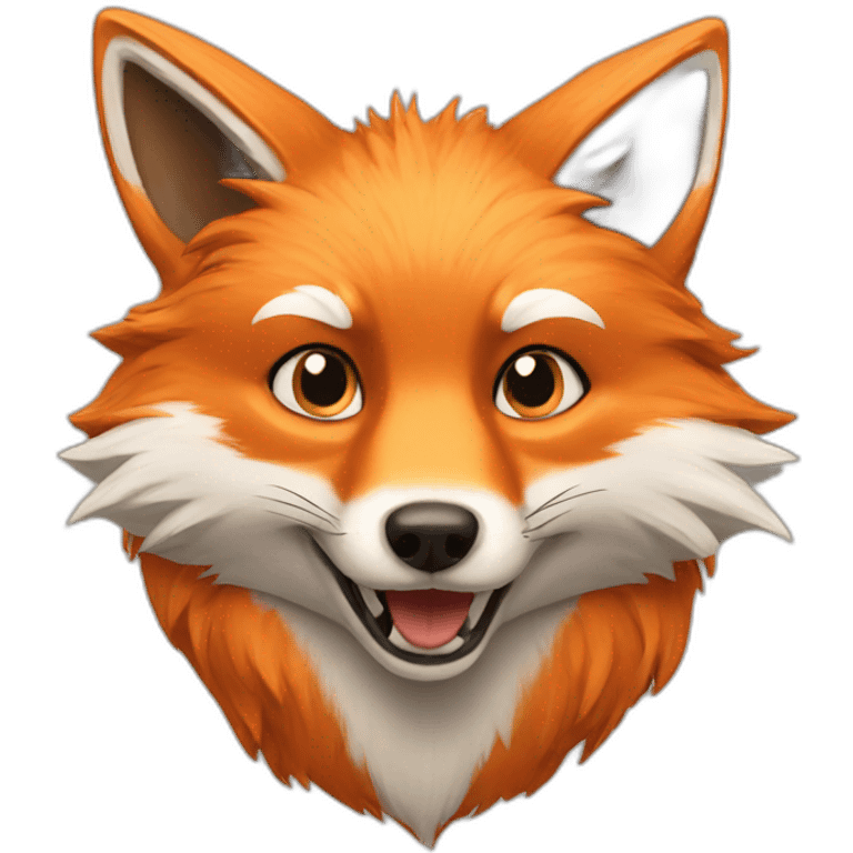 Fast fox emoji