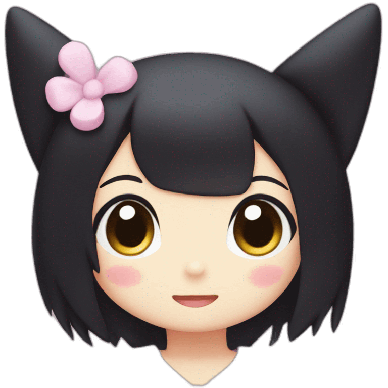 Kuromi Sanrio emoji