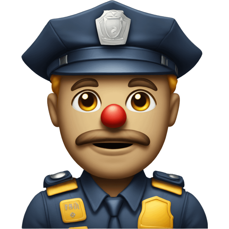 clown policeman  emoji