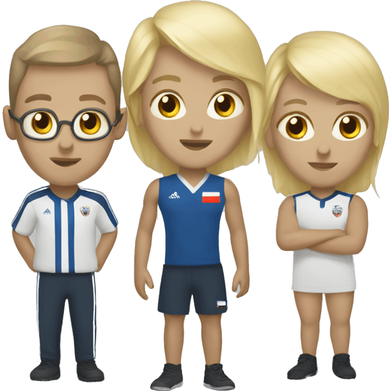 team 3 person in Russia emoji