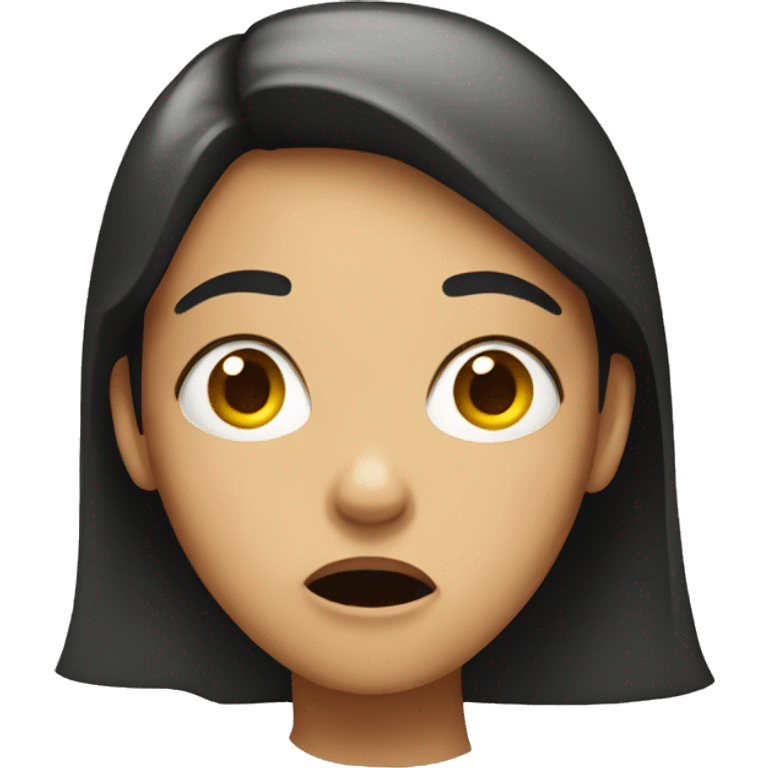 Shocked girl  emoji