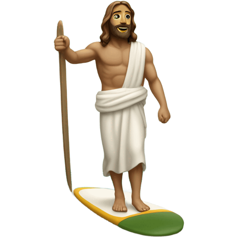 Jesus on a surfboard  emoji