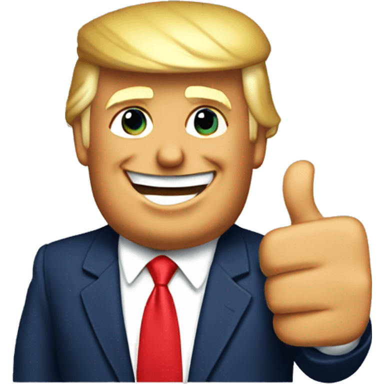 Donald Trump thumbs up emoji