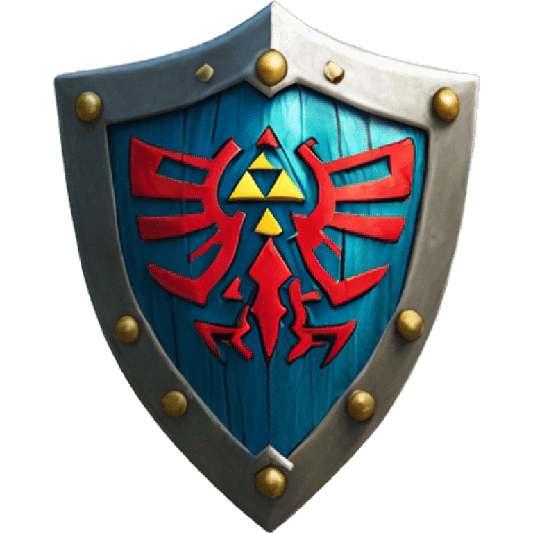 Link's shield from the legend of zelda. Hero of time shield emoji