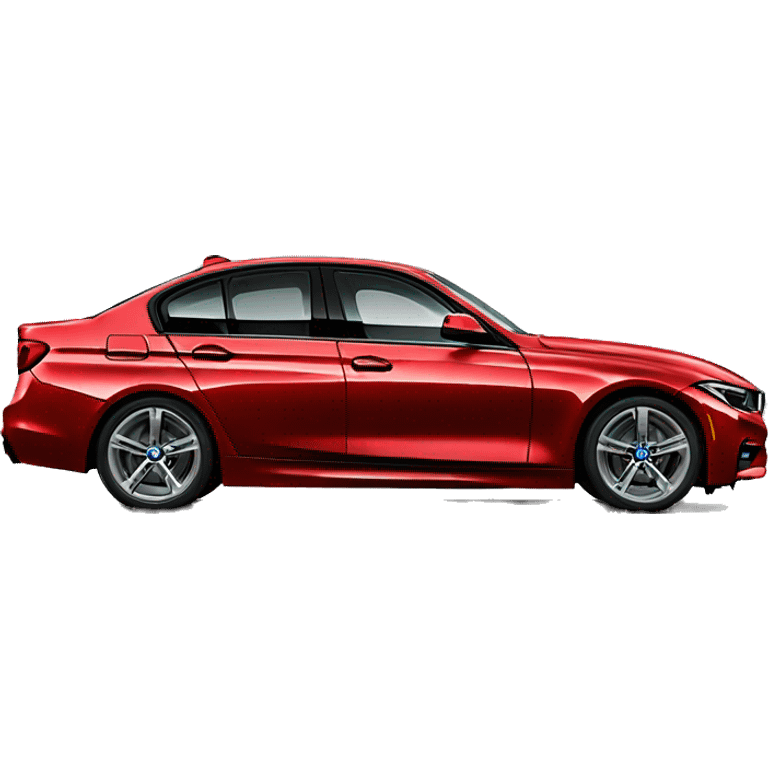 Red BMW 340i 5% tinted windows  emoji