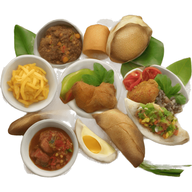 Reunion Island food emoji