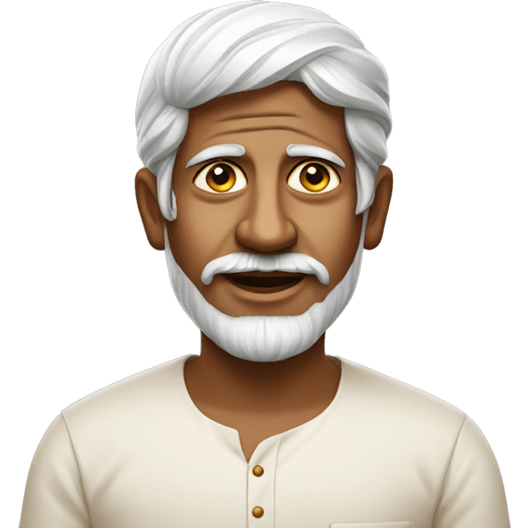 common man in south indian tradition emoji