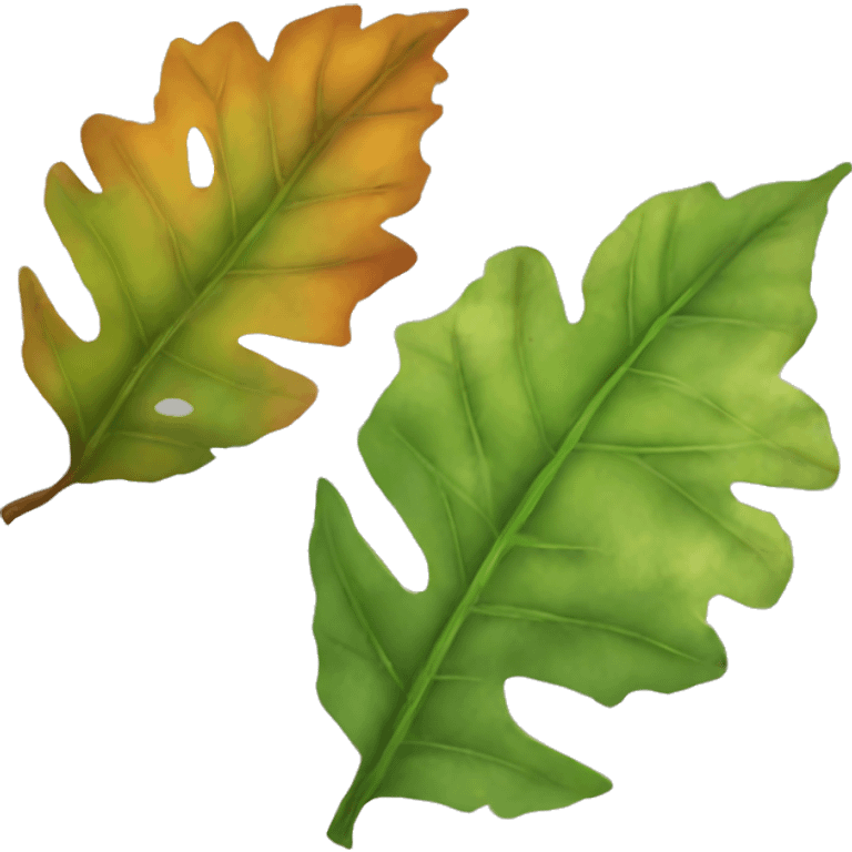 hoja de otoño emoji