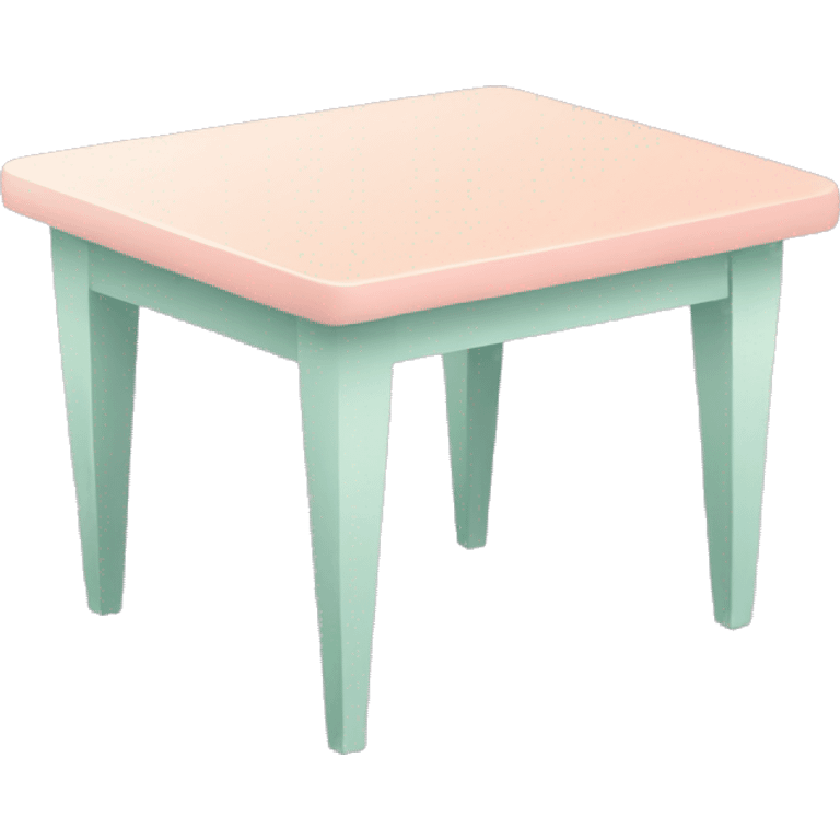 Pastel table  emoji