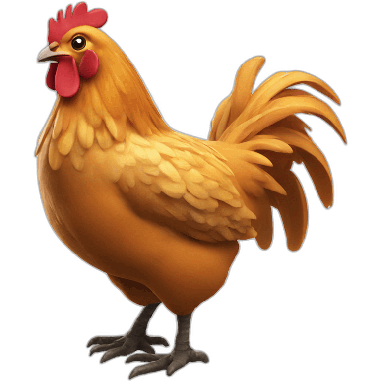 Chicken from fortnite emoji