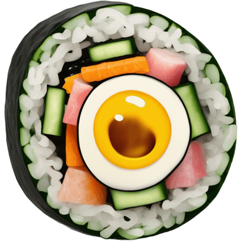 Korean kimbap emoji