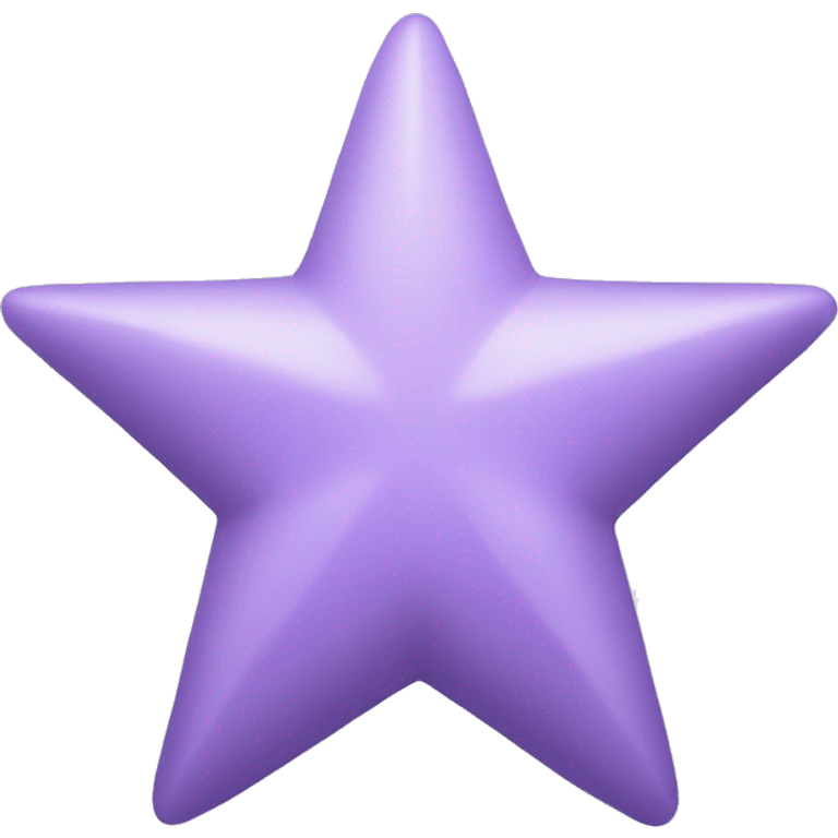 pastel purple star emoji