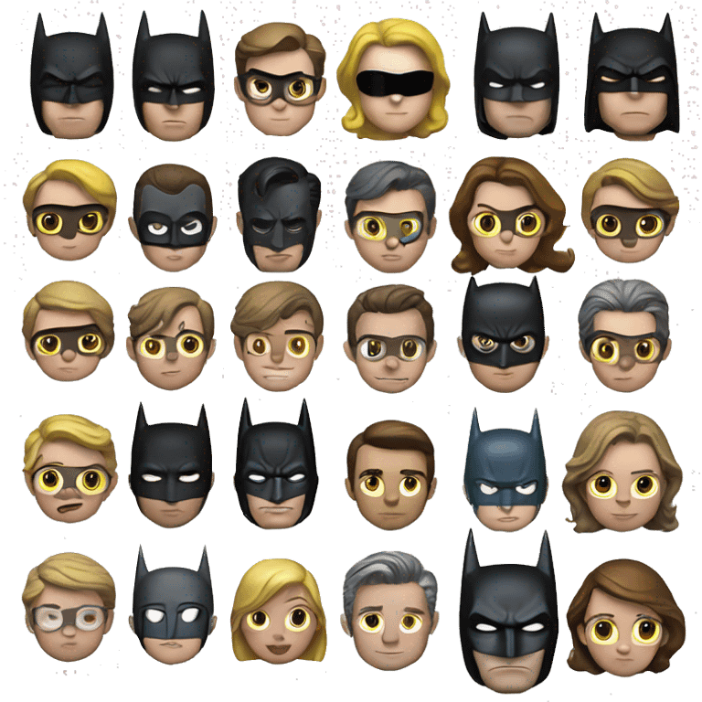 Batman ios 18 ultra realistic emoji